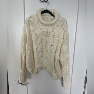 Chunky knit turtleneck